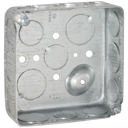 Southwire Electrical Box, 21 cu in, Square Box Type, Steel, Square Shape 52151-SDR-UPC